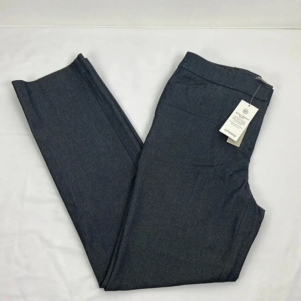 Chico’s New Women’s US 4R Secret Stretch Straight-Leg Pant‎
